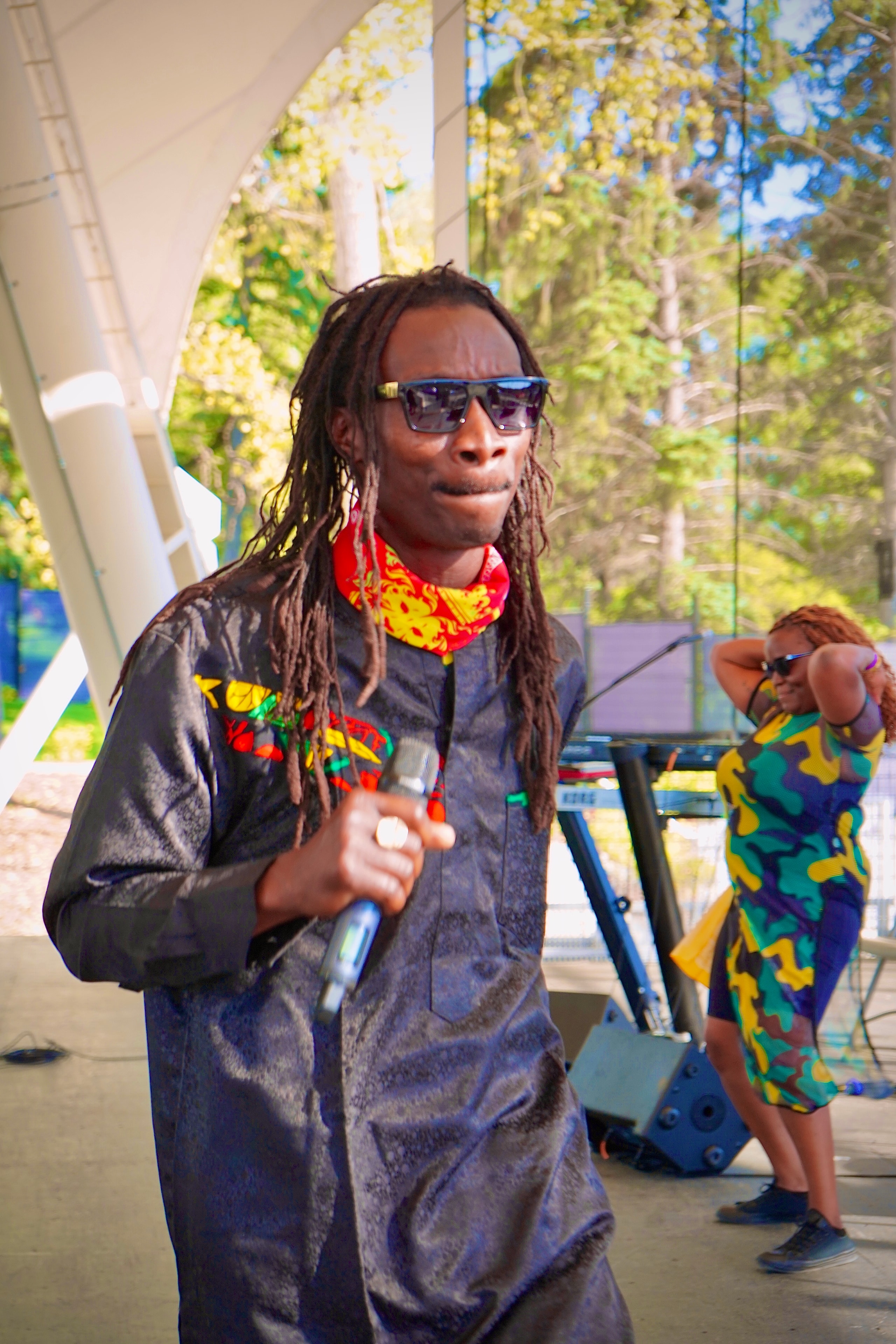 Knotty Royal – roots reggae artist performing live on stage